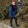 Jacket with eco fur details (6-16 years)