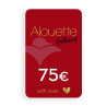 Gift card 75 euros