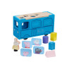 Wooden School Bus with Peppa Pig Shapes