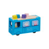 Wooden School Bus with Peppa Pig Shapes