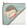 Hooded Towel Fehn bear 80x80cm (0+ months)