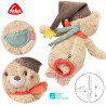 Musical plush toy Fehn & sleeping aid bear height 20cm(0+ months)