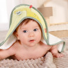 Hooded Towel Fehn dino 80x80cm (0+ months)