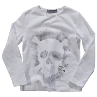 Long sleeve top with strass (6-16 years)