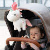   Musical plush toy Fehn & sleeping aid baby unicorn height 20cm (0+ months)