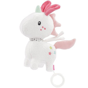   Musical plush toy Fehn & sleeping aid baby unicorn height 20cm (0+ months)