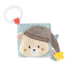 Soft book Fehn with baby Bruno bear (0+ months)