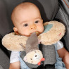 Neck support with plush toy Bruno bear (6+ months)