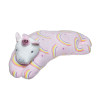 Blanket velour 90x75cm and plush pillow unicorn