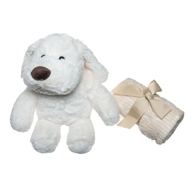 Blanket Tender Comforts velour 90x75cm and teddy bear