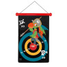 2-Sided Magnetic Scratch Target with 6 Darts-Pirates (5+ years)