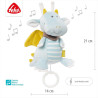 Plush toy Fehn musical dragon 17cm (0+ months)