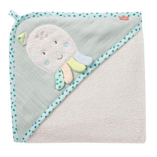 Hooded Towel Fehn octapus 80x80cm (0+ months)