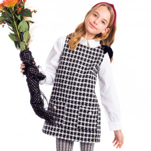 Dress knitted with bow (6-16 years)