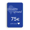 Gift card 75 euros