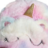 Backpack unicorn with fluffy texture and glitter