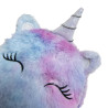 Crossbody unicorn bag with fluffy texture and glitter