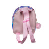 Backpack rainbow with sequins iridescent pink transparent