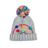 Beanie with pom pon one size (1-8 years)