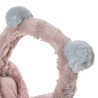 Fluffy Earmuffs with pom pon (5-10 years)