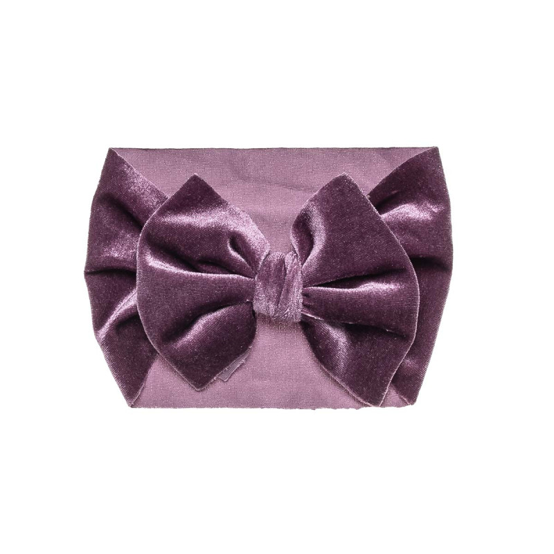 Hairband velour with bow (1-6 years)