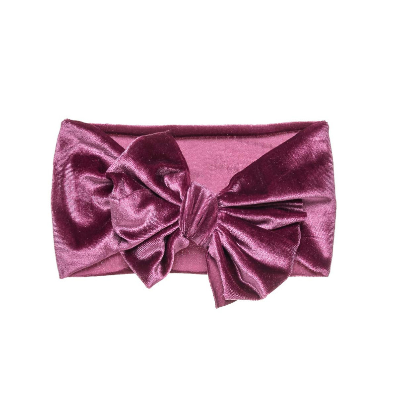 Hairband velour with bow (1-6 years)