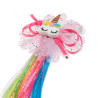 Hair clip unicorn with extensions