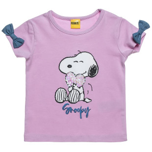 Top Snoopy with embossed elements (18 months-12 years)