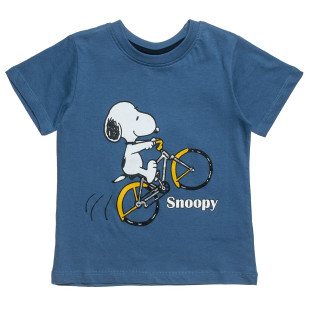 Μπλούζα Snoopy με ανάγλυφα γράμματα (12 μηνών-5 ετών)