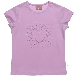 Top with embossed design (6-16 years)