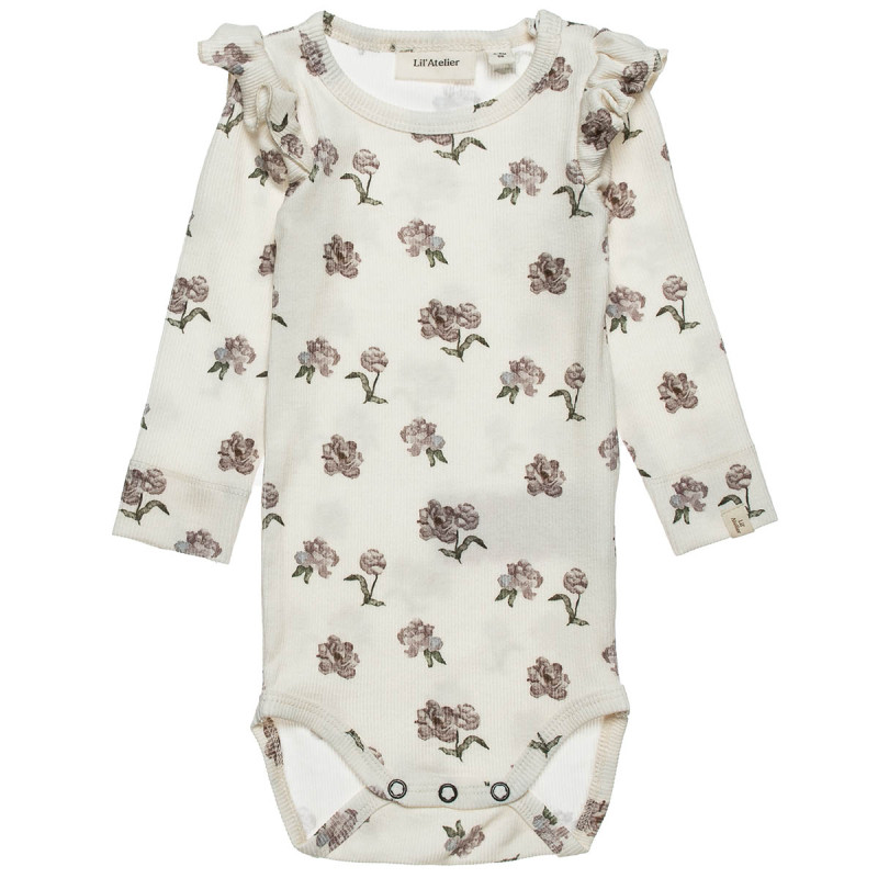 Babygrow Lil'Atelier with floral pattern (1-18 months)