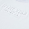 T-Shirt with embossed letters (18 months-5 years)