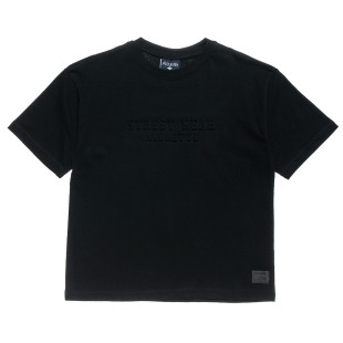 T-Shirt with embossed letters (6-16 years)