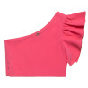 Crop top with one-shoulder (6-14 years)