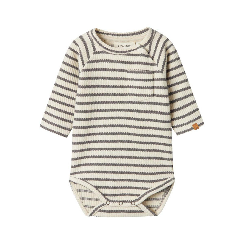 Babygrow Lil'Atelier with ribbed texture (1-18 months)