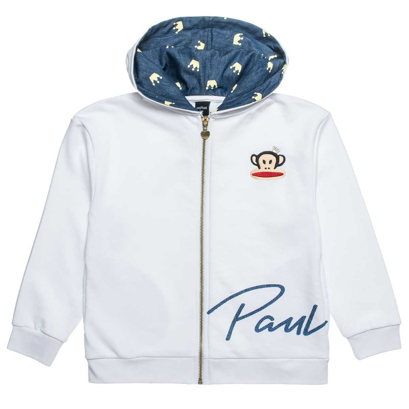 Zip hoodie Paul Frank with print and embroidery (6-14 years)