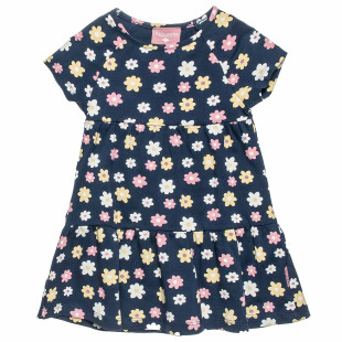 Dress with floral pattern (12 months-5 years)