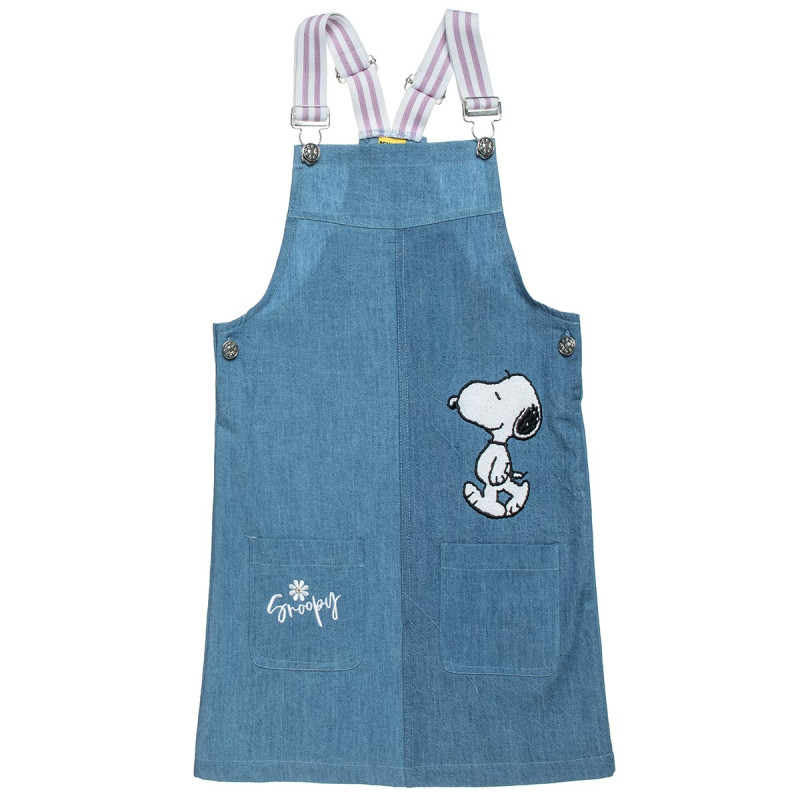 Denim dress Snoopy with embroidery (12 months-10 years)