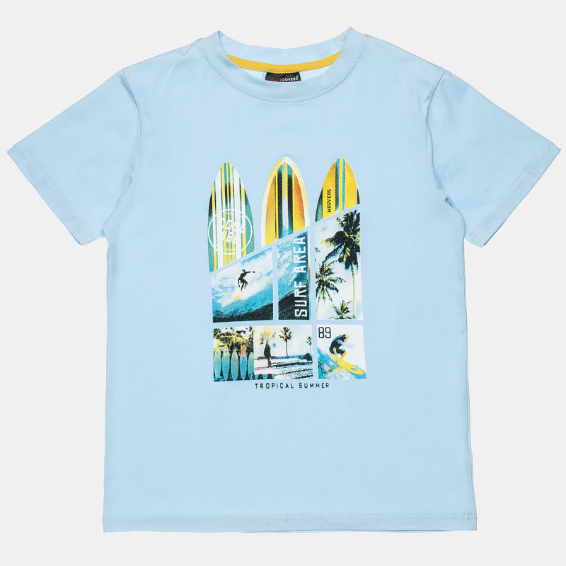 T-Shirt Moovers with surf print (6-16 years)