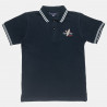 Set pique polo shirt with embroidery and chino shorts with pattern (6-18 months)