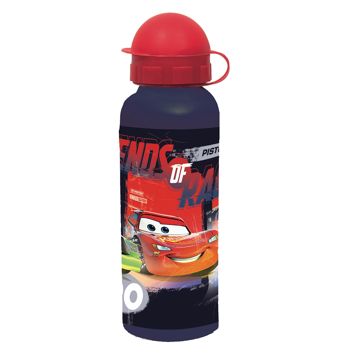Water bottle Disney Cars with straw 450ml - Alouette