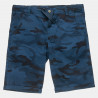 Shorts chino 100% cotton army pattern (6-16 years)