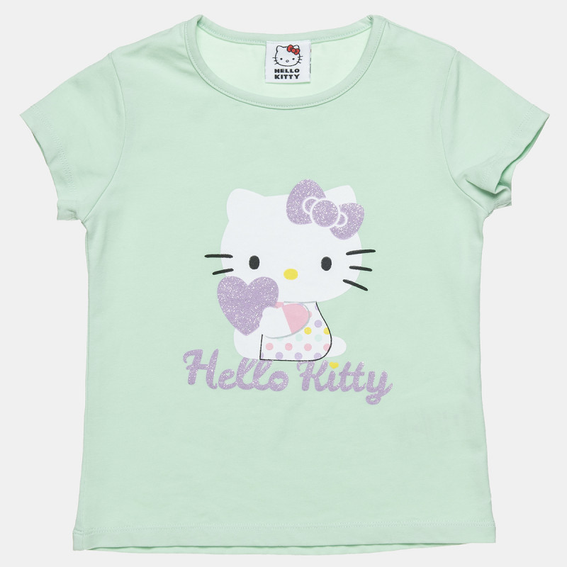 Set Hello Kitty top with glitter detail print and shorts (12 months-5 ...