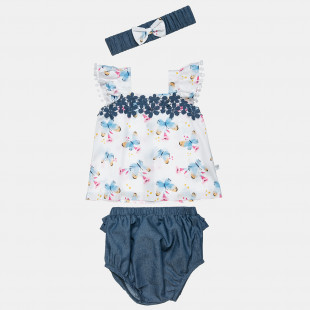 Set top with underwear and headband (3-18 months) - Alouette