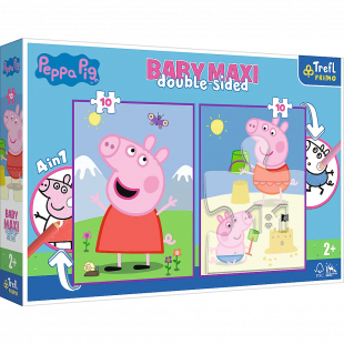 Παζλ Trefl Peppa Pig διπλής όψης 2x10τμχ (2+ ετών)