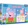 Puzzle Trefl Peppa Pig double-sided 2x10pcs (2+ years)