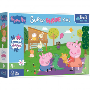 Puzzle Trefl Peppa Pig XXL shape 60pcs (4+ years)