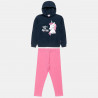 Tracksuit Five Star cotton fleece blend with shiny print (18 months-5 years)