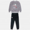 Tracksuit velour with flippy sequin and embroidery (6-14 years)