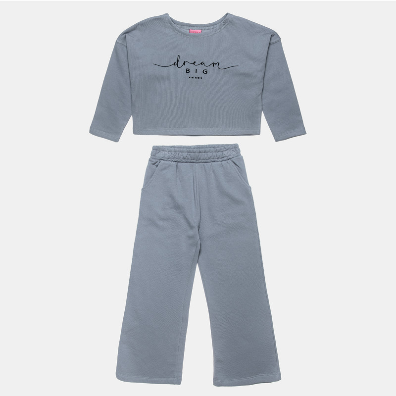 Tracksuit Gym Tonic cotton fleece blend with print (6-16 years)